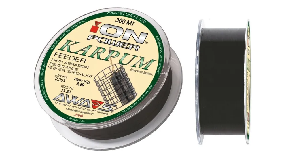 Autentický AWA-S Vlasec Ion Power Karpum Feeder 300m 0,181mm 4,6kg