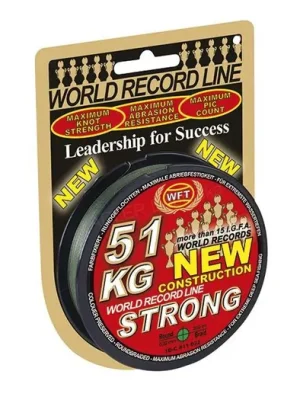 WFT Šnůra KG Strong Green 250m 0,39mm 67kg Výhodná Nabídka