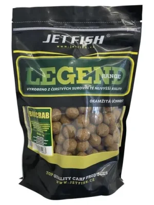 Finální Výprodej Jet Fish Boilie Legend Biocrab 250g 24mm