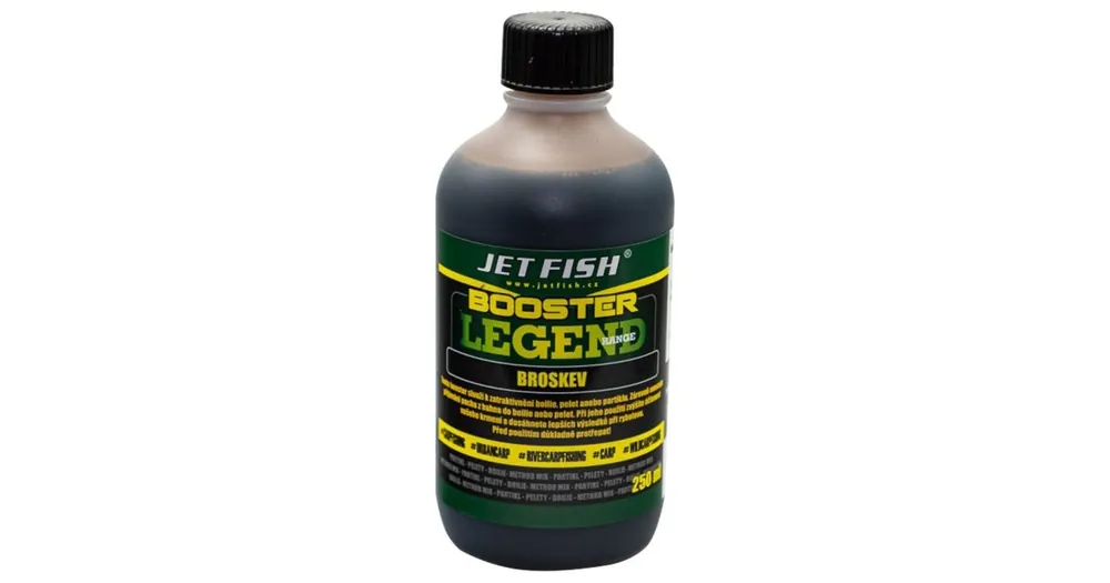 Zlevněný Jet Fish Booster Legend Broskev 250ml