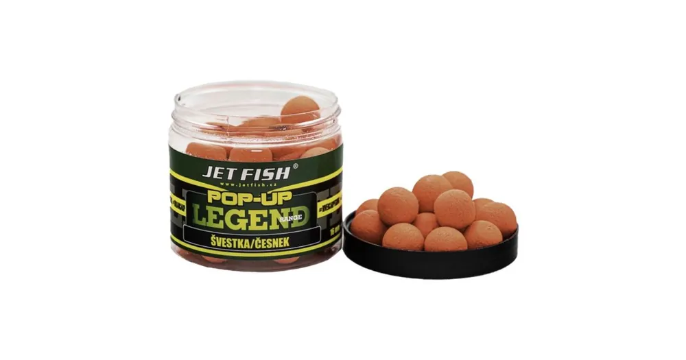Výprodej Jet Fish Pop-Up Legend Švestka/Česnek 40g 12mm