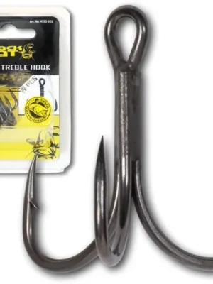 Aktuální Black Cat Trojháček Curved Point Treble Hook DG Velikost #2/0 5ks