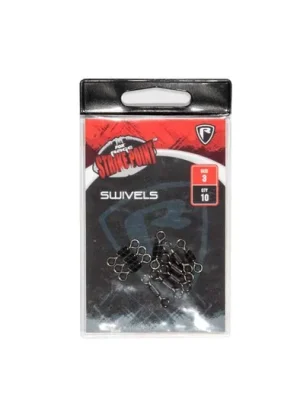 Značkový FOX Rage Obratlík Strike Point Swivel Velikost 5 10ks