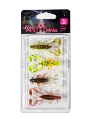 Cenově Výhodný FOX Rage Gumová nástraha Micro Critters UV Mixed Colours 5cm 4ks