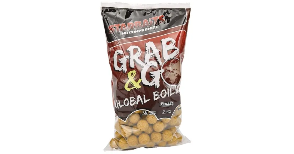 Nová Kolekce Starbaits Boilies Global Banana Cream 1kg 20mm