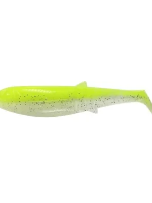 Časově Omezené Savage Gear Gumová nástraha Cannibal Shad 10cm 9g Fluo Yellow Glow 5ks