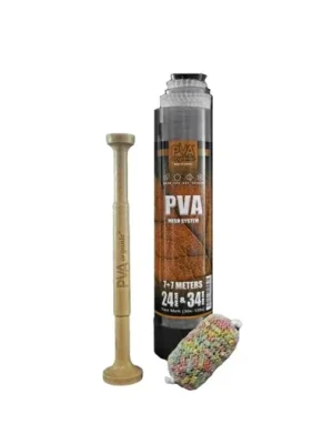 Sezónní Sleva PVA Organic PVA punčochy na tubusu s dřevěným pěchovačem 7+7m 24+34mm
