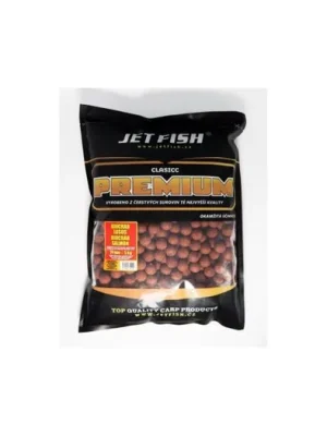 Zlevněný Jet Fish Boilies Premium Clasicc Biocrab/Losos 5kg 24mm