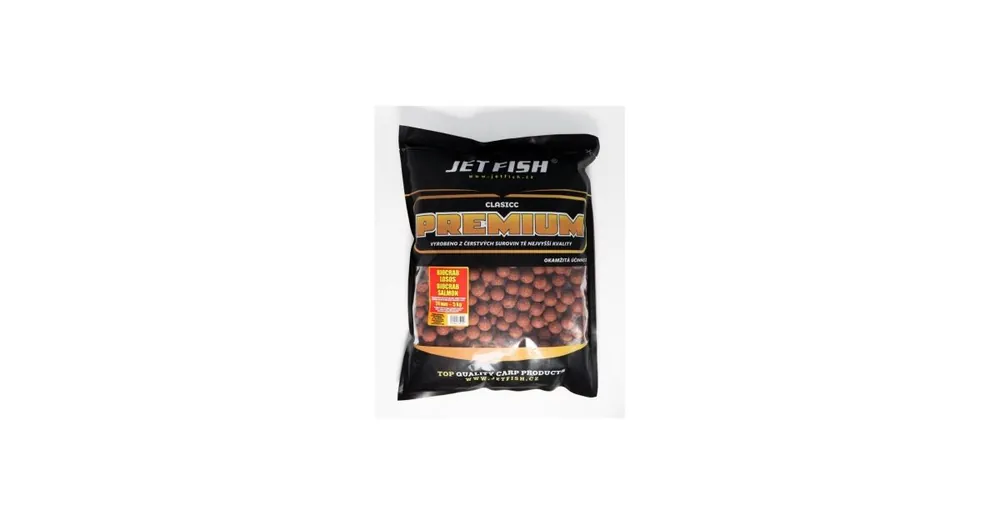 Zlevněný Jet Fish Boilies Premium Clasicc Biocrab/Losos 5kg 24mm