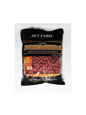Originální Jet Fish Boilies Premium Clasicc Jahoda/Brusinka 5kg 20mm
