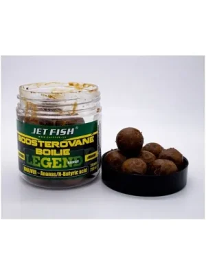 Vrácení Zdarma Jet Fish Boosterované boilies Legend Range Bioliver Ananas/N-Butyric 250ml 24mm