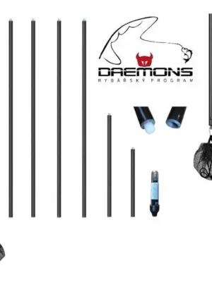 Daemons Sklopná tyčová bójka Daemons 05 R2 s LED diodou, sensorem a vypínačem Bezpečná Platba
