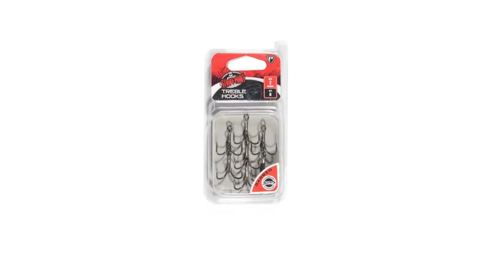 Finální Výprodej FOX Rage Háček Strike Point Treble Hooks Velikost 1/0 6ks