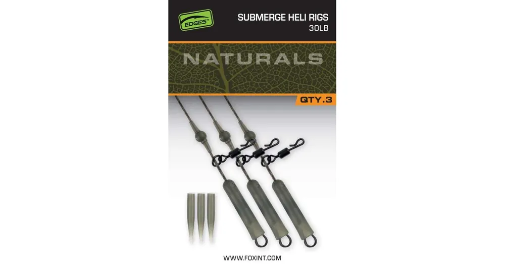 Akce FOX Návazec Naturals Submerged Heli Rigs