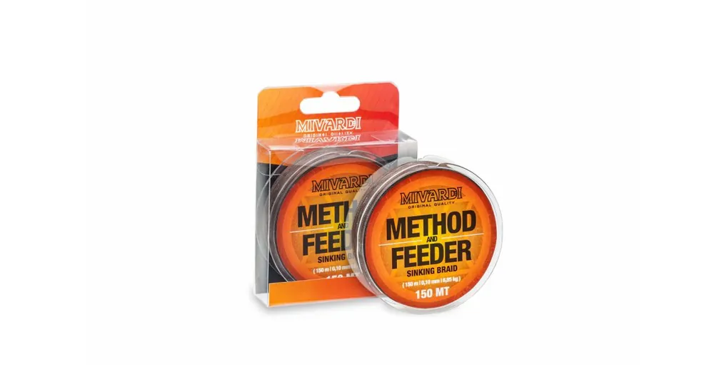 Vysoce Kvalitní Mivardi Šnůra Method & Feeder Sinking Braid 150m 0,10mm 6,85kg