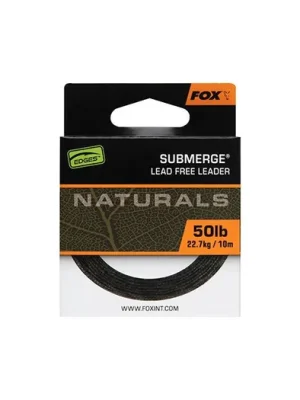 Značkový FOX Šňůrka Naturals Submerge Leader 10m 50lb 22,7kg
