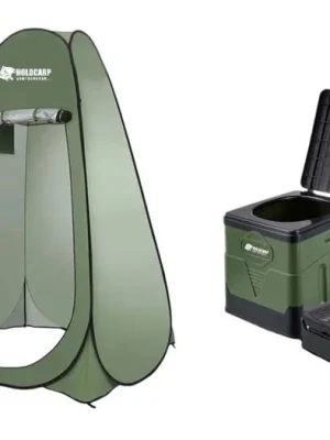 Tovární Cena Holdcarp Set přenosného záchodu a hygienického stanu Portable Toi BIG + Toilet & Shower Tent