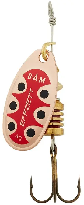 DAM třpytka Standard Spinner Copper Black Dot Sezónní Sleva