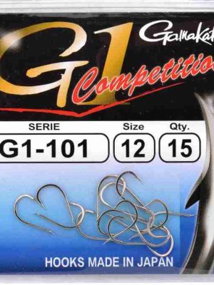 Gamakatsu háčky G1-Competition G1-101 / 15ks Výprodej
