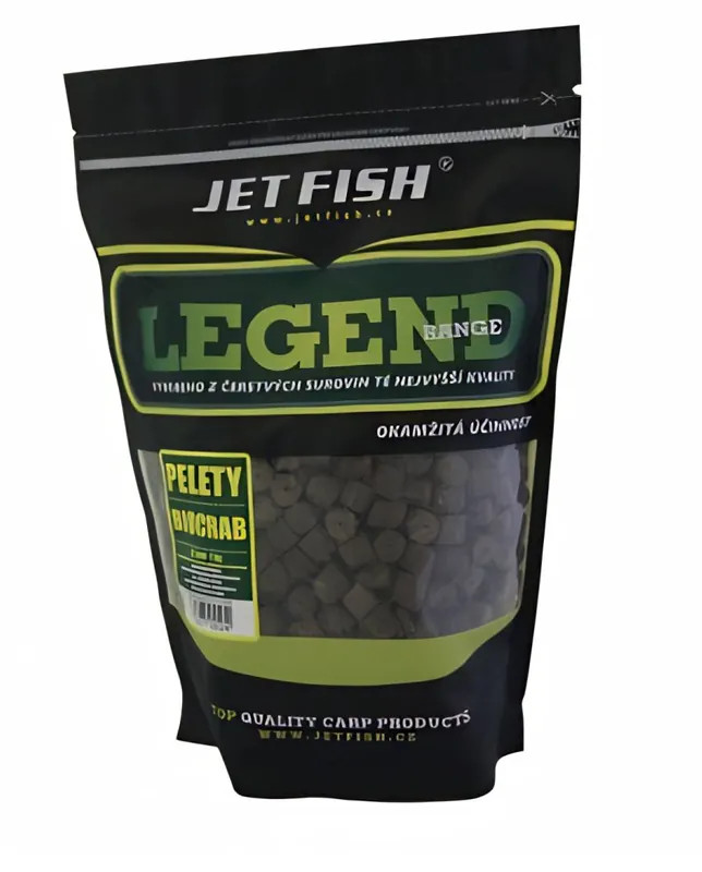 Jet Fish Legend Range pelety 1kg - Rak Dokud Zásoby Vydrží