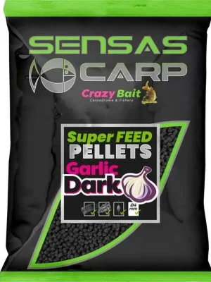 Vrácení Zdarma Sensas pelety Super Feed Garlic Dark 650g