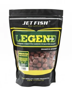 Finální Výprodej Jet Fish Boilie Legend Range - Bioenzym Fish - Losos/Asa - 30 mm