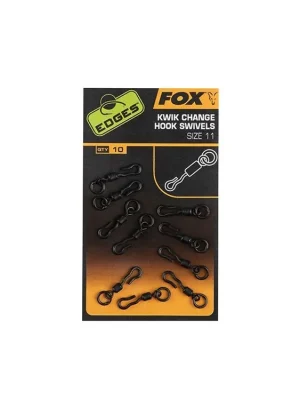 FOX Rychlovýměnné obratlíky KWIK CHANGE HOOK SWIVELS vel.7 Vysoce Kvalitní