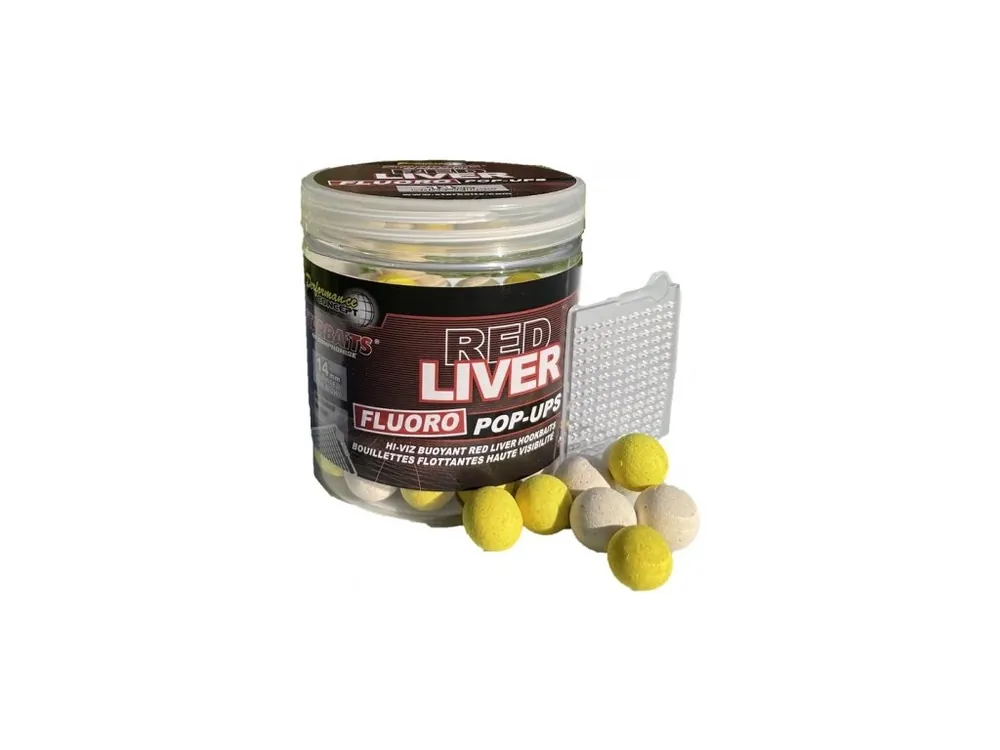 Expresní Doručení Starbaits Pop-up Fluo STARBAITS Red Liver 80g 20mm