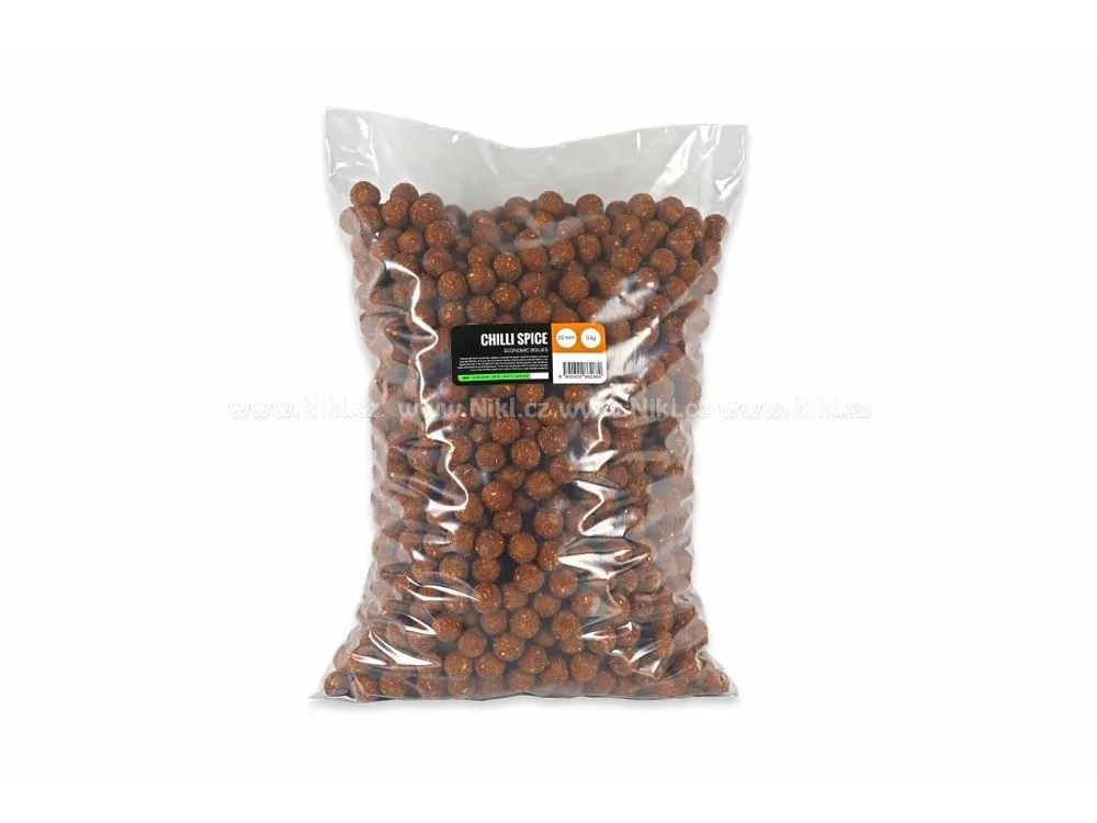 Sleva Nikl - Economic Feed Boilie Chilli-Spice 20 mm 5 kg