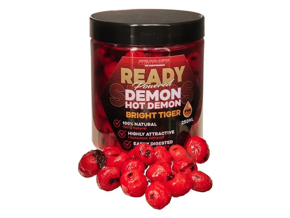 Hit Sezóny Starbaits Tiger Nut Bright Ready Seeds Hot Demon 250ml