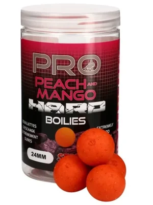 Akční Nabídka Starbaits Pro Peach & Mango Hard Boilies 200g 20 mm