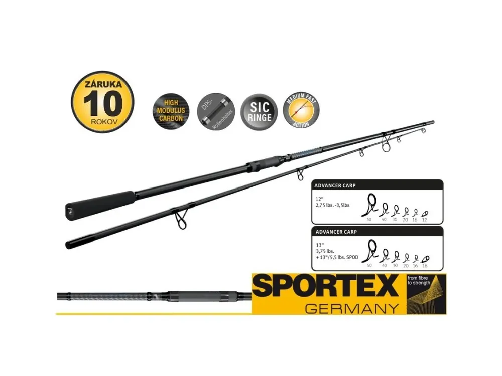 SPORTEX - Advancer CS-2 Carp 12ft/366cm - 3,50lbs Hit Sezóny