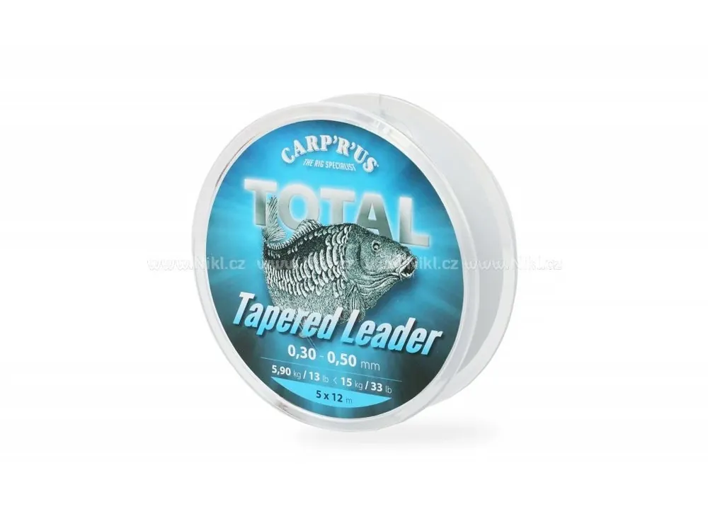 Vysoce Kvalitní Carp´R´Us Total Tapered Line 0,30 - 0,50 mm
