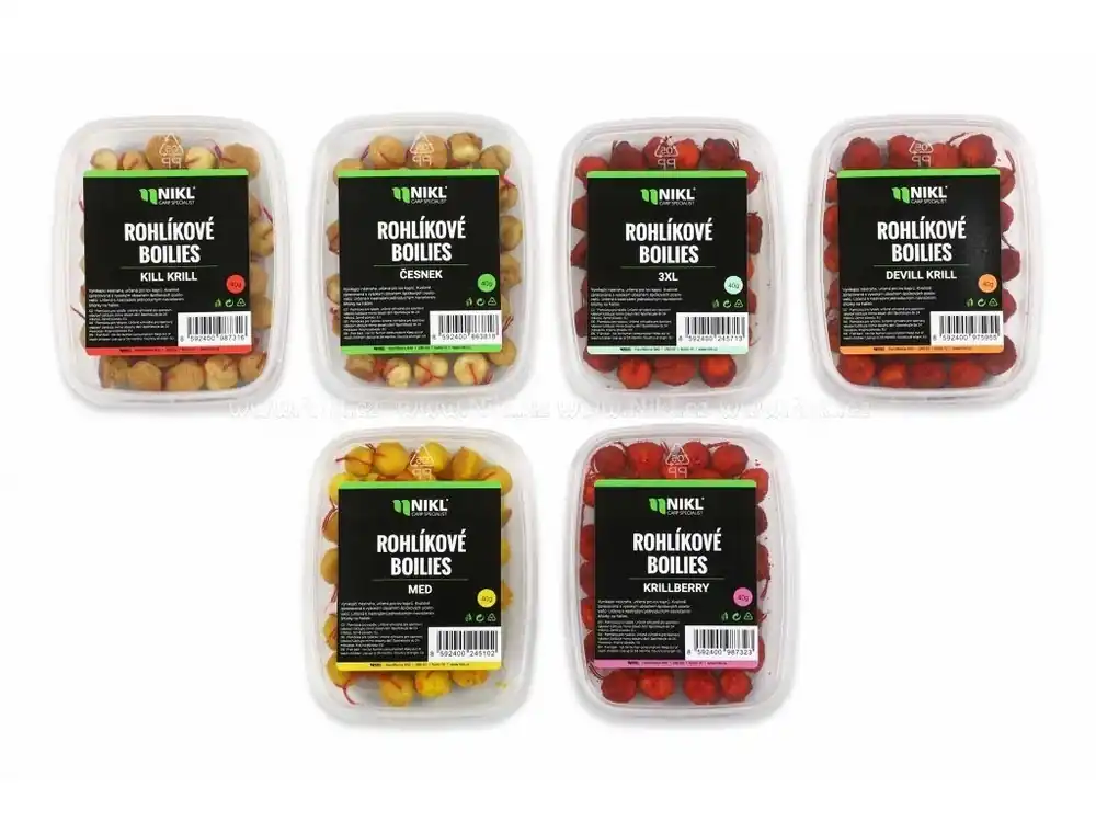 Nikl - Rohlíkové boilies Strawberry 40g Nízká Cena