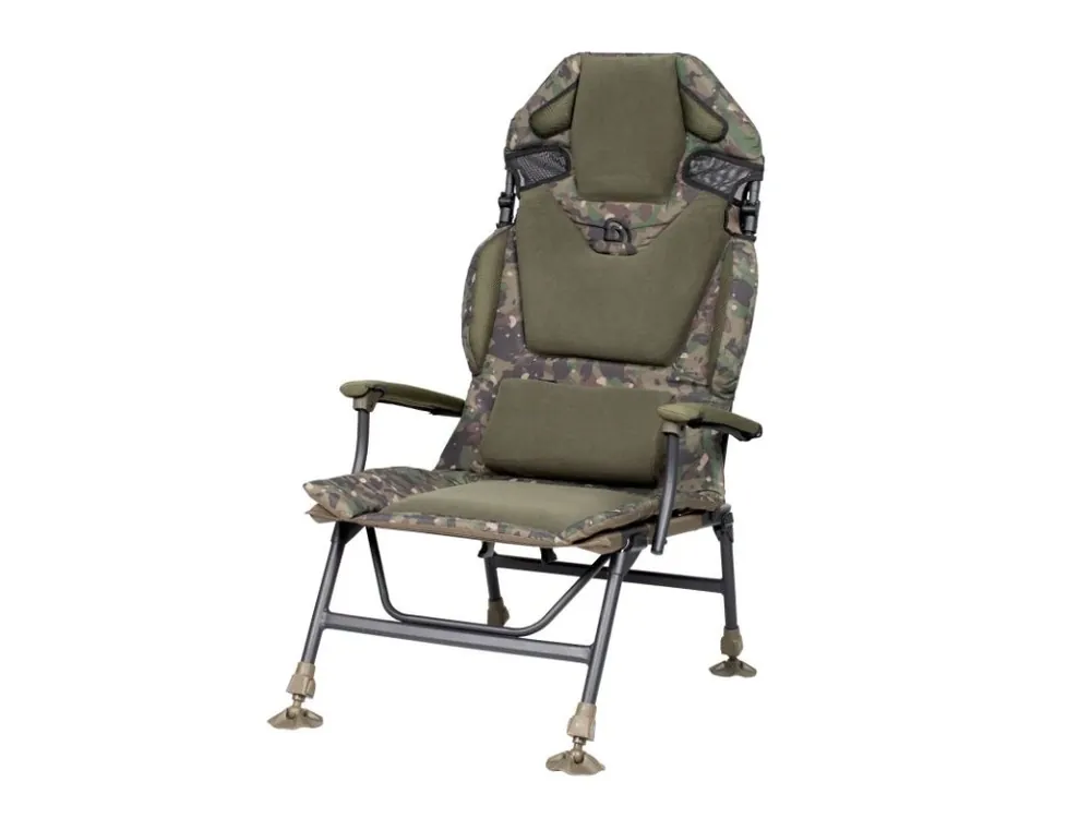Finální Výprodej Trakker Křeslo komfortní s područkami - Levelite Camo Longback Chair