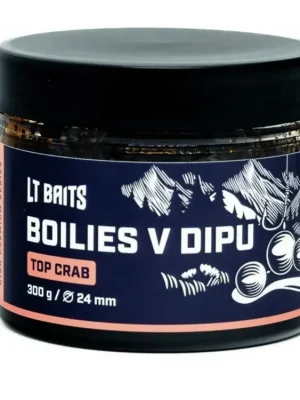 Akce LT Baits Dipované Boilies Top Crab 20 mm 300 g
