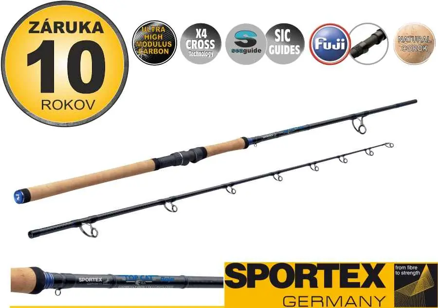 Ověřený SPORTEX Sumcový prut Top Cat Boje 2-díl 305cm / 200-500g