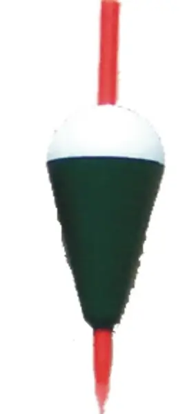 Splávek bílo-zelený S 0.5g 2,0g Nízká Cena