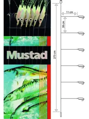 T91-4, Piscator X-White, Mustad, montáž 6 háčikov Objednat Nyní
