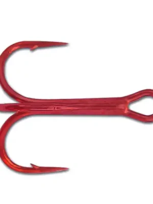 Značkový TR58NP-RB-8, trojháčik, 6ks, Mustad červený veľ. 8, barva blonde red