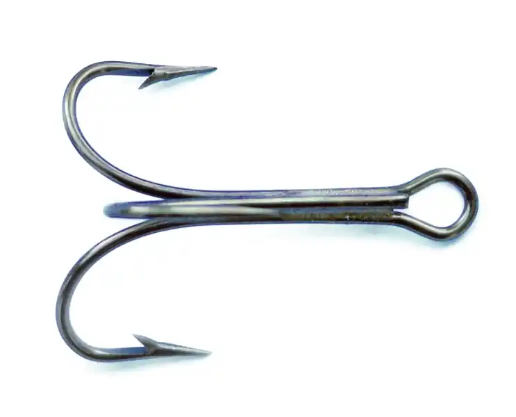 3551-BN-10, trojháčik, 10ks, Mustad veľ. 1/0, barva black nickel, 5ks Značkový