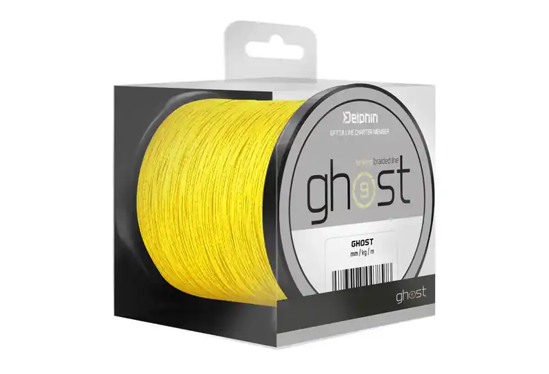 Must-Have Delphin GHOST 8+1 / žlutá 0,18mm 20lbs 200m