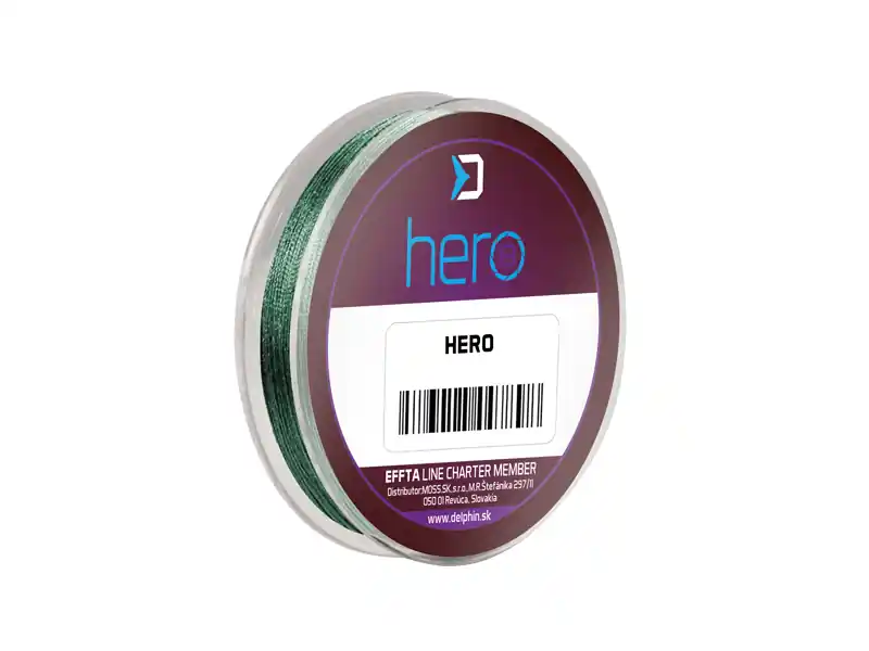 Cenově Výhodný Delphin HERO 8 / zelená 0,18mm 13,20kg 15m