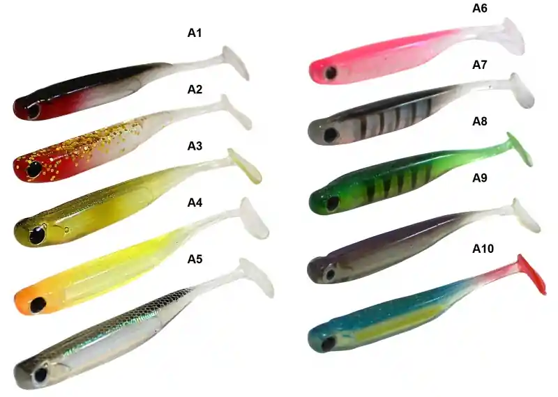 ZFISH MINNOW SHAD 7,5cm - 5ks, A8 Přímo Od Výrobce