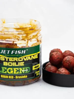Legend Range - Boosterované boilie 250ml - 20mm : ROBIN RED - BRUSINKA Nejlepší Volba