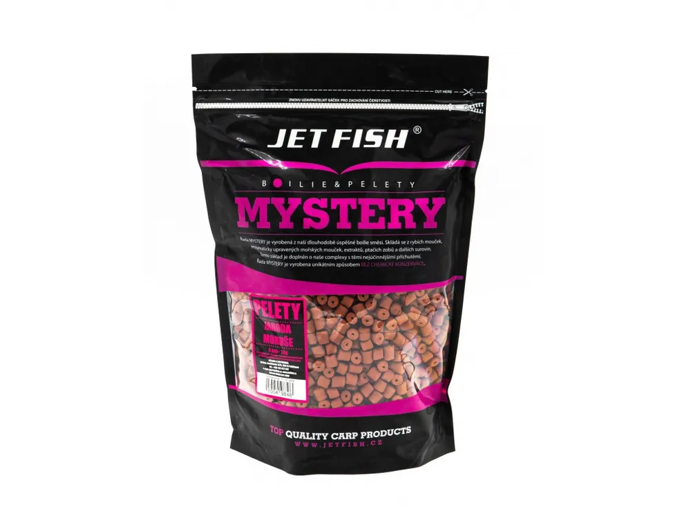 1kg Pelety Mystery : Jahoda / Moruše Top Prodej