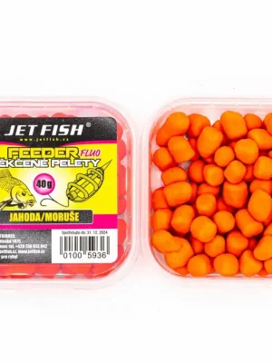40g Fluo měkčené pelety : JAHODA / MORUŠE Kup Teď