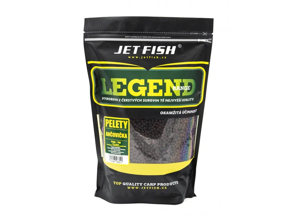 Vrácení Zdarma Legend Range - Pelety 1kg - 4mm : ANČOVIČKA
