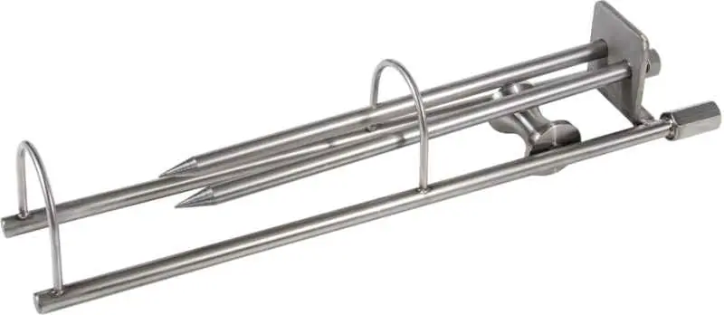 Vysoce Kvalitní Exclusive nerezový držák prutu s kladkou skládací 75/45cm