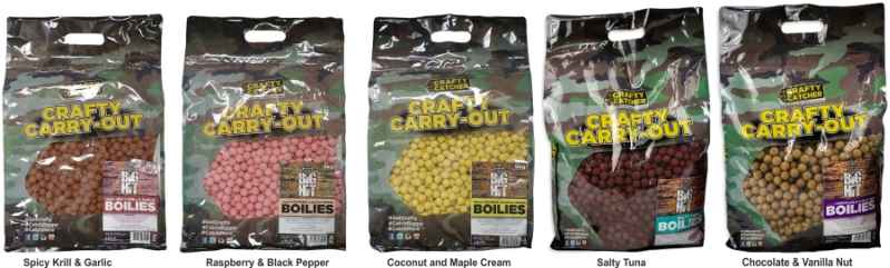 Crafty Catcher Carry Out Big Hit 15mm / 5kg Raspberry & BP / Malina & černý pepř Ověřený